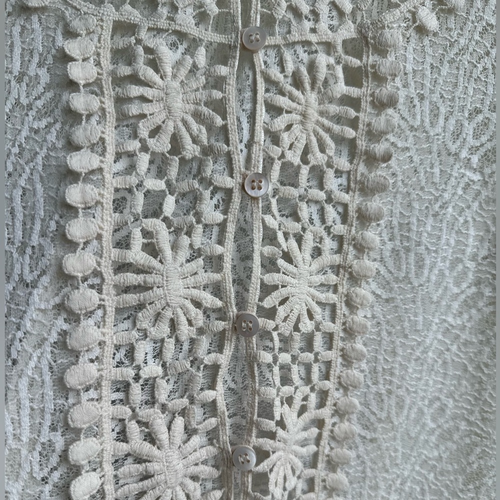 FARM Rio Cream Lace Mini Dress - Picture 7 of 7